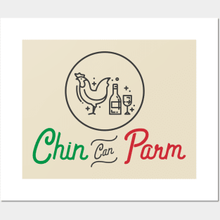 Chin Can Parm - Alt Logo Posters and Art